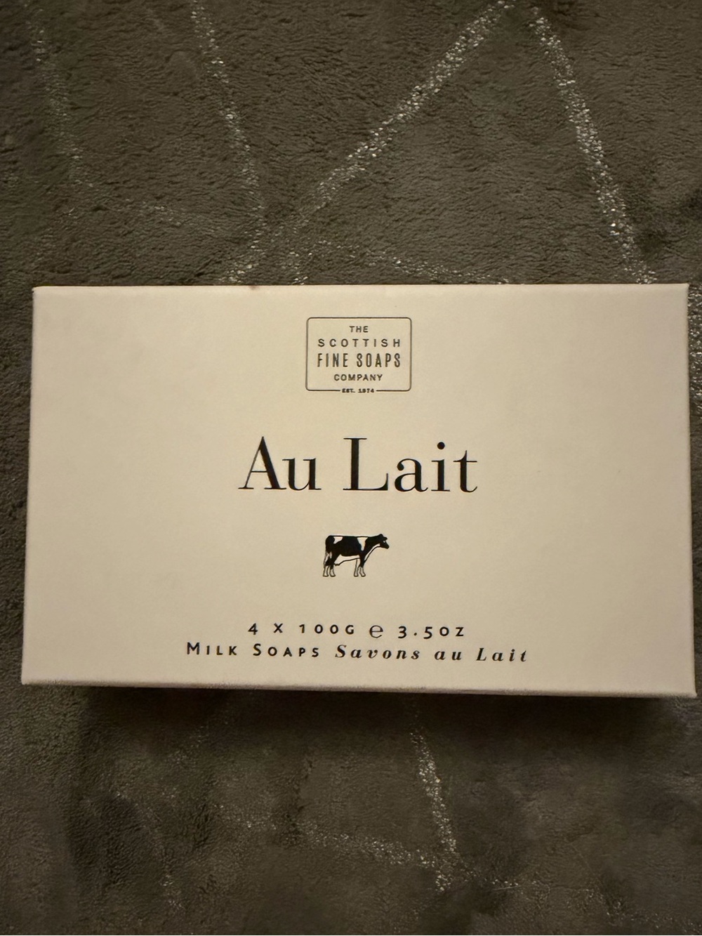 The Scottish Fine Soaps Company Au Lait Milk Soap Gift Set – 4 x 100g